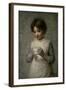 Girl with a Silver Fish, 1889-William Robert Symonds-Framed Giclee Print