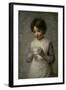 Girl with a Silver Fish, 1889-William Robert Symonds-Framed Giclee Print