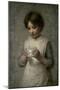 Girl with a Silver Fish, 1889-William Robert Symonds-Mounted Giclee Print