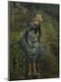 Girl with a Stick, 1881-Camille Pissarro-Mounted Giclee Print