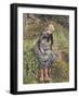 Girl with a Stick, 1881-Camille Pissarro-Framed Giclee Print