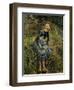 Girl with a Stick-Camille Pissarro-Framed Art Print