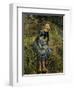 Girl with a Stick-Camille Pissarro-Framed Premium Giclee Print