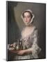 Girl with a Tray,  c.1750-Philippe Mercier-Mounted Premium Giclee Print