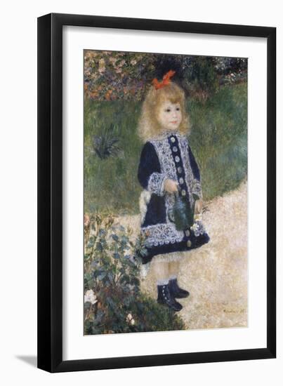 Girl with a Watering Can-Pierre-Auguste Renoir-Framed Giclee Print