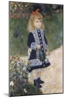 Girl with a Watering Can-Pierre-Auguste Renoir-Mounted Giclee Print