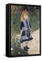 Girl with a Watering Can-Pierre-Auguste Renoir-Framed Stretched Canvas