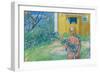 Girl with Apple Blossom, 1914-Carl Larsson-Framed Giclee Print