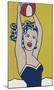 Girl with Ball-Roy Lichtenstein-Mounted Art Print