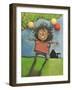 Girl with Balloons-Tim Nyberg-Framed Giclee Print