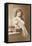 Girl with Basket and Cherries-null-Framed Stretched Canvas