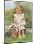 Girl with Basket of Flowers-Dianne Dengel-Mounted Giclee Print