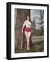 Girl with Bat-Charles Woof-Framed Photographic Print