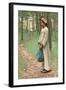 Girl with Bindle-Louis Welden Hawkins-Framed Giclee Print