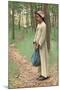 Girl with Bindle-Louis Welden Hawkins-Mounted Giclee Print