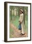 Girl with Bindle-Louis Welden Hawkins-Framed Giclee Print