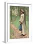 Girl with Bindle-Louis Welden Hawkins-Framed Giclee Print