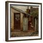 Girl With Bird At the King Street Bakery-Frederick McCubbin-Framed Giclee Print