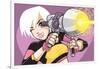 Girl with Blaster Gun-Harry Briggs-Framed Giclee Print