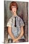 Girl with Blouse-Amedeo Modigliani-Mounted Art Print