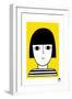 Girl with Bob Yellow-Jane Foster-Framed Art Print