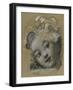 Girl with Bonnet-Jean-Honoré Fragonard-Framed Giclee Print