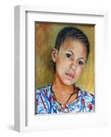 Girl With Braids 2008-Tilly Willis-Framed Giclee Print