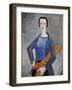 Girl with Bread, 1926-Christopher Wood-Framed Giclee Print