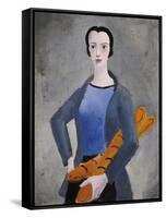 Girl with Bread, 1926-Christopher Wood-Framed Stretched Canvas