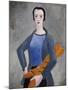 Girl with Bread, 1926-Christopher Wood-Mounted Giclee Print