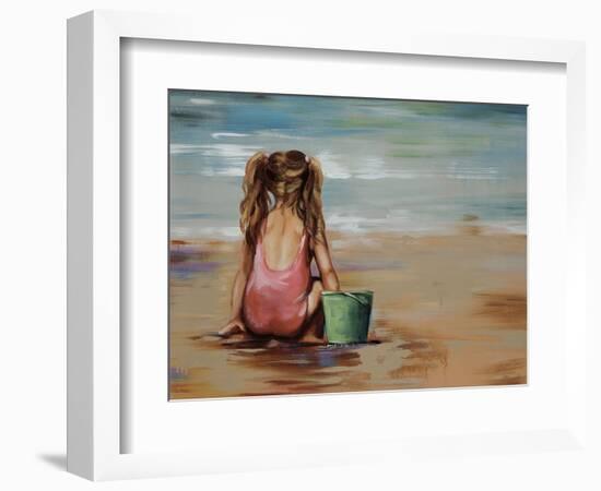 Girl with bucket-Sydney Edmunds-Framed Giclee Print