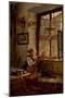 Girl with Cat-Herman Hartwich-Mounted Art Print