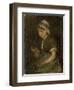 Girl with Cherries-Bernardus Johannes Blommers-Framed Art Print