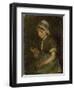 Girl with Cherries-Bernardus Johannes Blommers-Framed Art Print