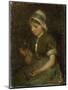 Girl with Cherries-Bernardus Johannes Blommers-Mounted Art Print