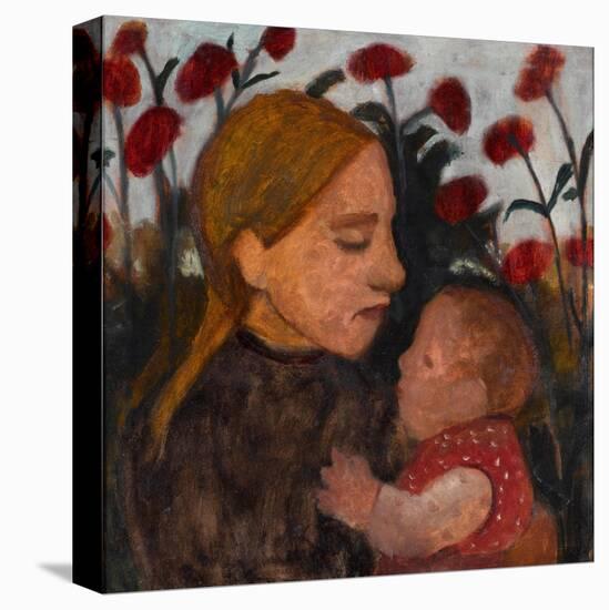 Girl with Child, 1902-Paula Modersohn-Becker-Stretched Canvas