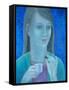 Girl with Chocolate-Ruth Addinall-Framed Stretched Canvas