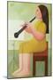 Girl with Clarinet, 1986-Reg Cartwright-Mounted Giclee Print