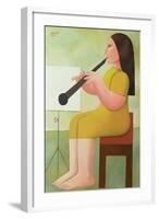 Girl with Clarinet, 1986-Reg Cartwright-Framed Giclee Print