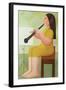 Girl with Clarinet, 1986-Reg Cartwright-Framed Giclee Print