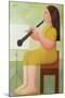 Girl with Clarinet, 1986-Reg Cartwright-Mounted Giclee Print