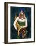 Girl with Cornucopia, 1937 (Oil on Canvas)-Walt Kuhn-Framed Giclee Print