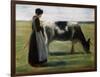 Girl with Cow, 19th Century-Max Liebermann-Framed Giclee Print