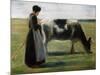 Girl with Cow, 19th Century-Max Liebermann-Mounted Giclee Print