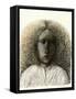 Girl with Curly Hair, 1985-Evelyn Williams-Framed Stretched Canvas