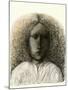 Girl with Curly Hair, 1985-Evelyn Williams-Mounted Giclee Print