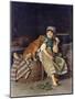 Girl with Dog-Federico Mazzotta-Mounted Giclee Print