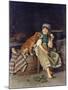 Girl with Dog-Federico Mazzotta-Mounted Giclee Print