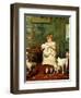 Girl with Dogs, 1893-Charles Burton Barber-Framed Premium Giclee Print