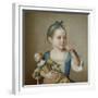 Girl with Doll-Jean-Etienne Liotard-Framed Giclee Print